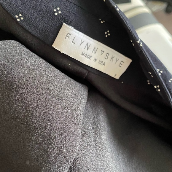 Flynn Skye Navy Blue Dot Blazer Jacket - Picture 10 of 11